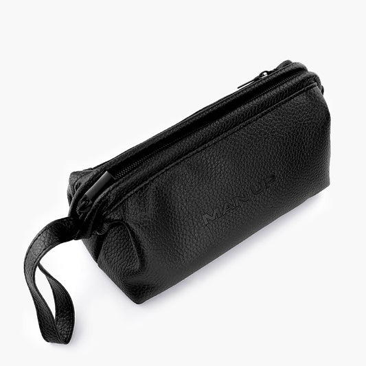 MAN UP LEATHER TOILETRIES BAG